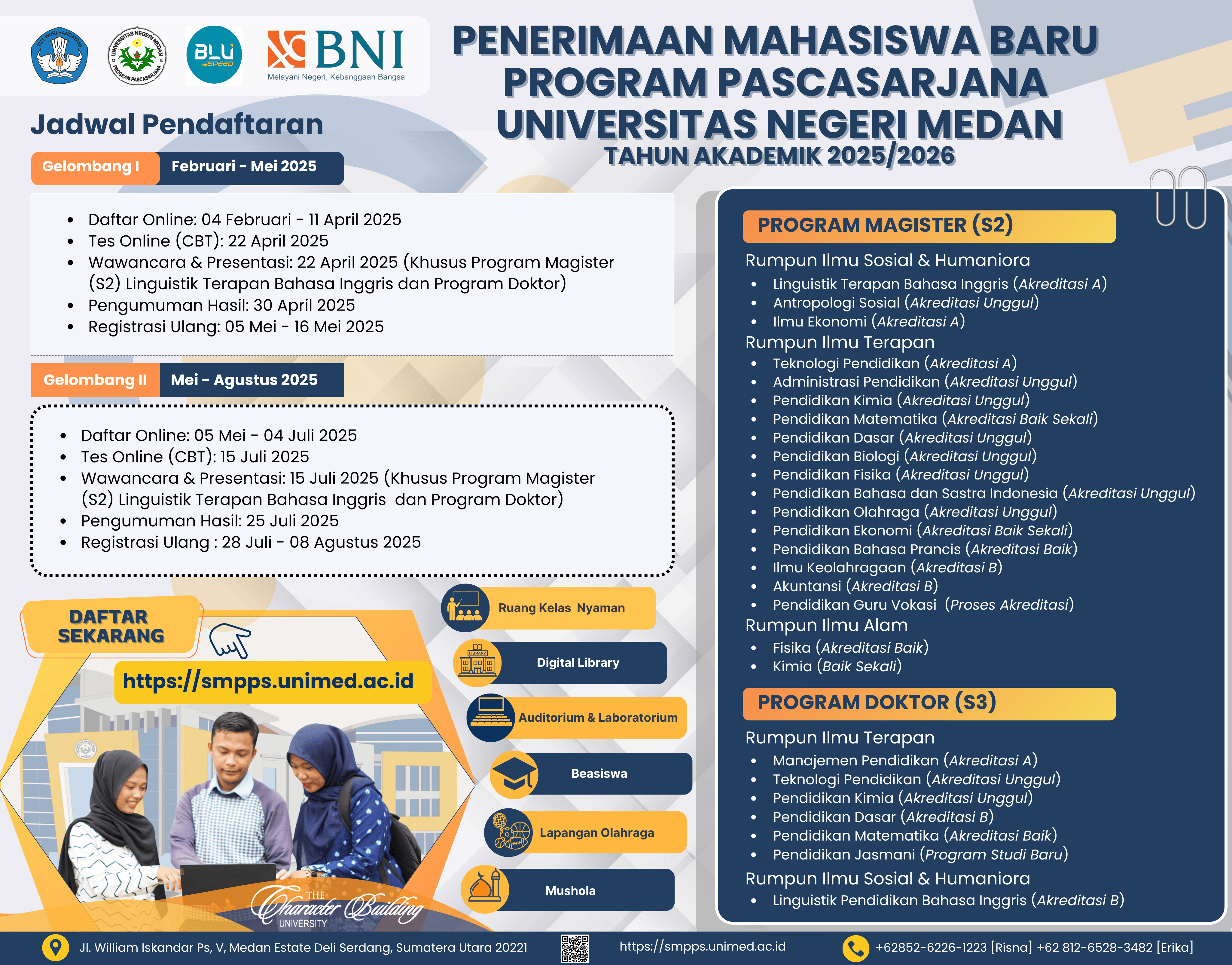 Pendaftaran Seleksi Masuk Mahasiswa Baru