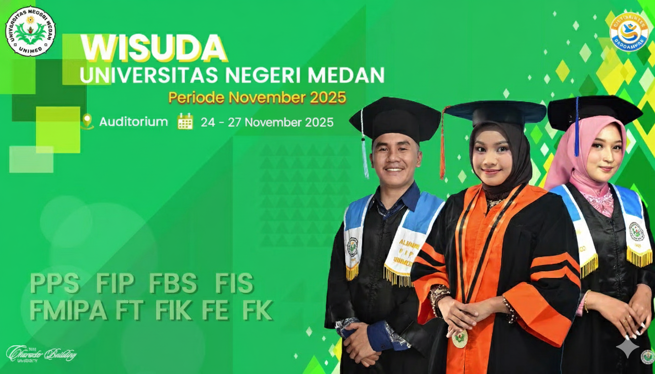 Pelaksanaan Wisuda Universitas Negeri Medan Periode November 2025